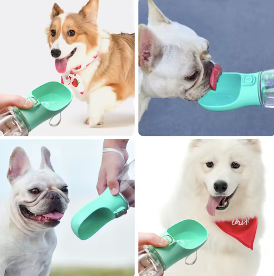 Portable Pet Water Bottle Pink