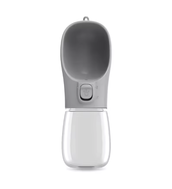 Portable Pet Water Bottle Grey