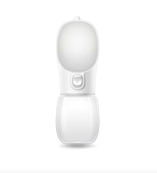 Portable Pet Water Bottle White