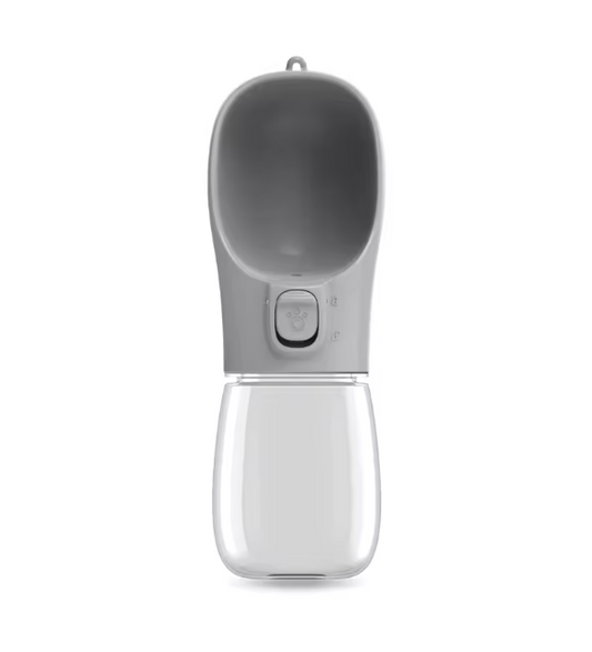 Portable Pet Water Bottle Grey