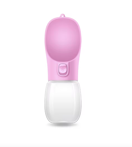 Portable Pet Water Bottle Pink